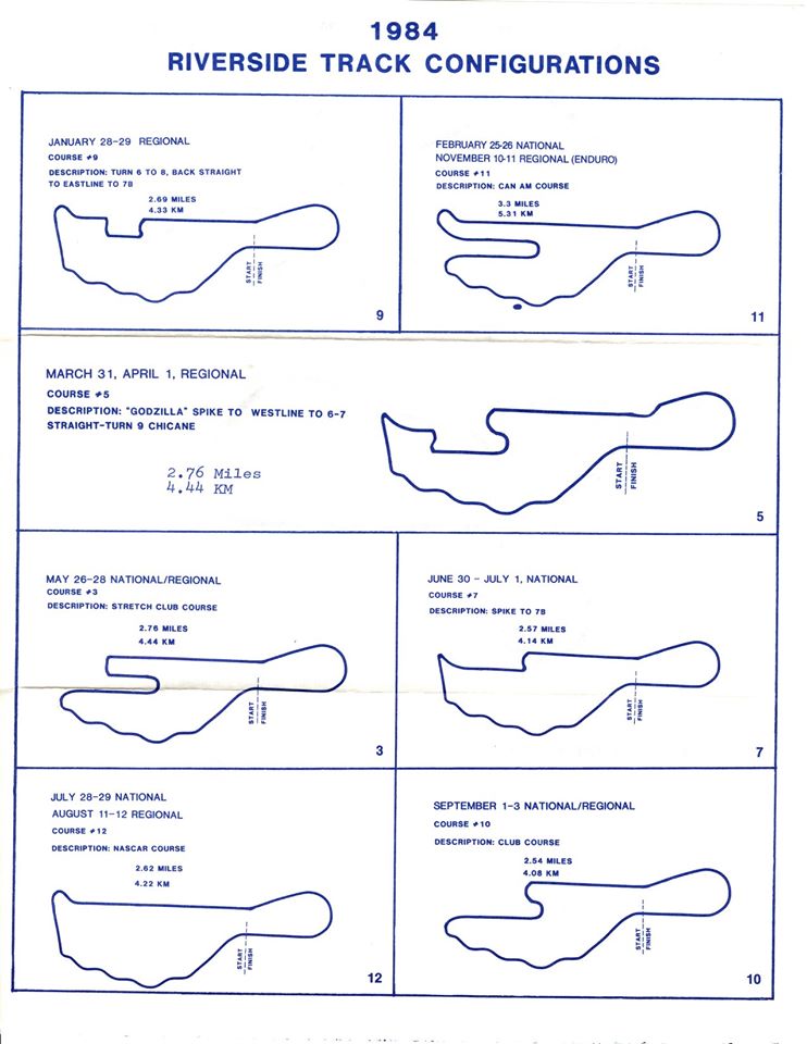 Riverside club options 1984