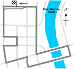 Des Moines GP Track Map