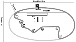 Michigan Track Map