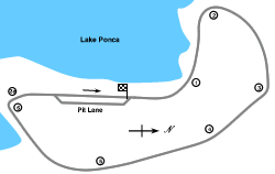 Ponca City Track Map